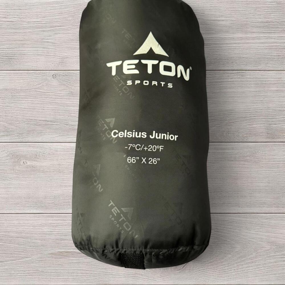 Teton Sports Celsius Junior 20°F Sleeping Bag – Blue Multi